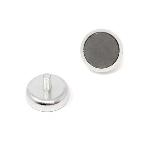 Ferrite pot magnet with - magnet, m5