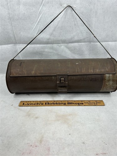 Antique tin vasculum - antique,