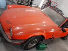 trumiph spitfire unfinished project 1979