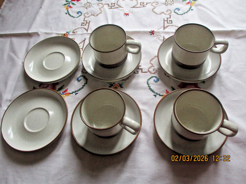 Denby potters wheel set - of, 4