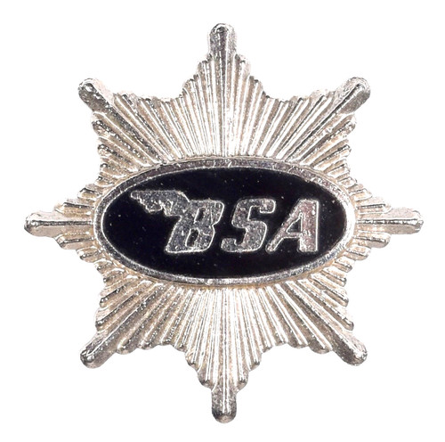 Vintage old bsa motorbike - vintage,