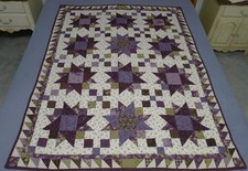 Floral Purple Pastel Star Nine