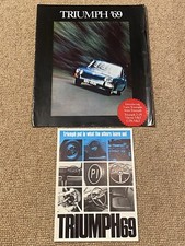 Triumph 1968-69 UK Brochures