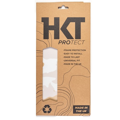 Snow camo bike frame - snow,