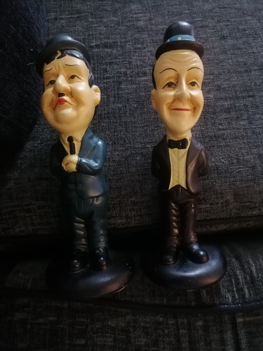 Laurel and hardy ceramic - and,
