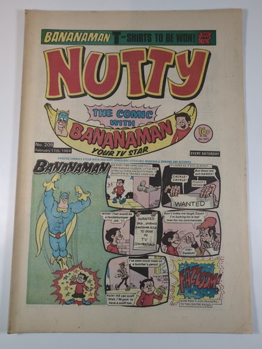Nutty comic featuring - nutty,