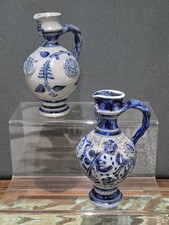 Pair of Westerwald Salt Glazed Mid Century Jugs Stunning Mint