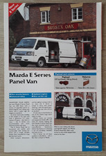 Mazda E Series Panel Van Range Brochure 1999 - E2000  E2200