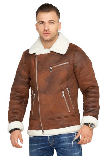Men genuine sheepskin - genuine,