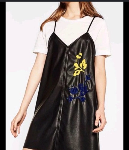 Women zara black faux - women’s,