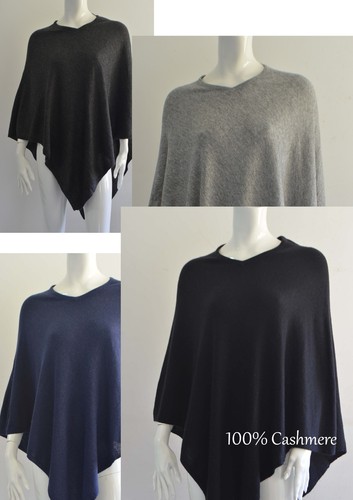 Handmade poncho 100 cashmere - handmade,