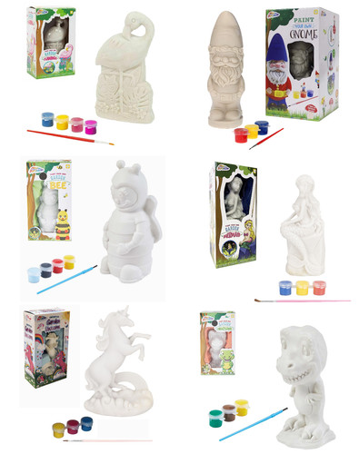 Paint your own garden - paint, statue