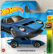 Hot Wheels '71 Lamborghini Miura SV - 2022 HW Exotics - 202/250  Model No. HCX02