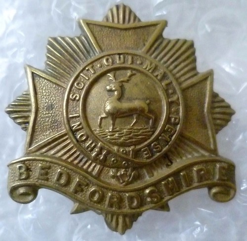 Ww1 bedfordshire regiment cap - ww1,