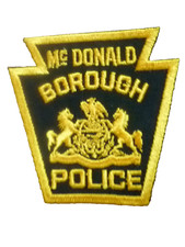 McDONALD BOROUGH POLICE PATCH