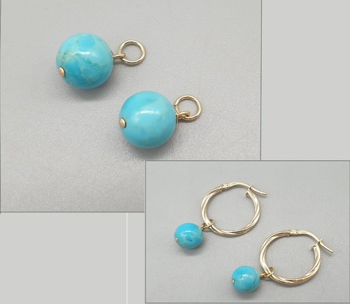 Pair 9ct yellow gold - 9ct,