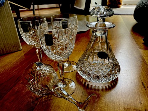 Vintage clear cut glass - cut,