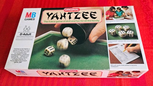 Yahtzee vintage 1982 dice game - yahtzee,