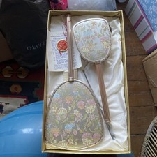 Vintage Mascot Dressing Table Vanity Brush Mirror Set.Boxed.Unused.