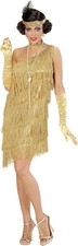 Ladies 1920s Gold Flapper