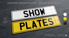 Show Plates - Front & Rear