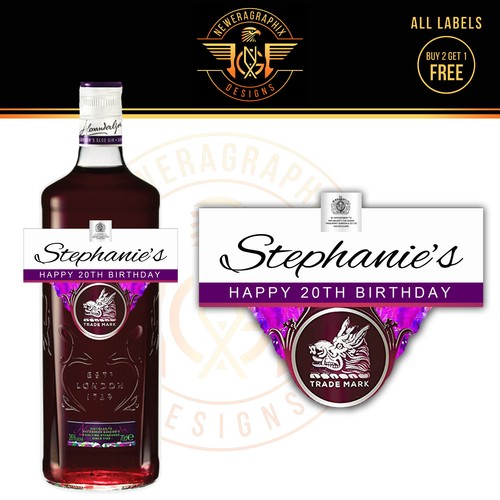 Personalised sloe gin - personalised,