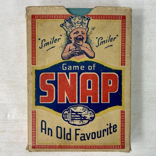 Antique snap card - game, &