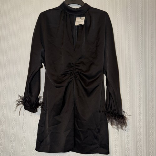 New black zara dress size - new,