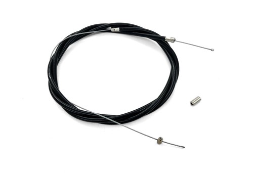 Lambretta black throttle cable - black,