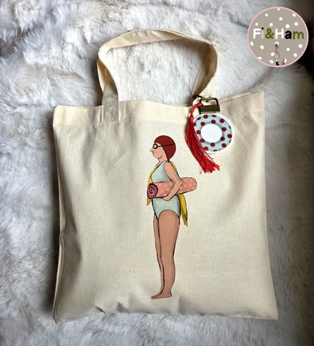 The swimmer tote bag - the,