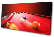 Red Pool Table Games Room Man