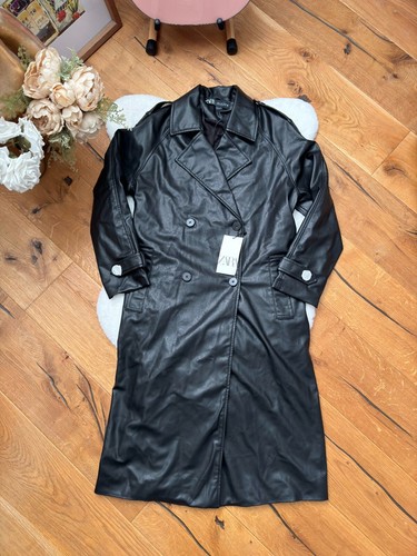 Zara double breasted black - zara,