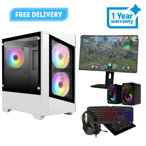 Full setup gaming bundle - setup, pc