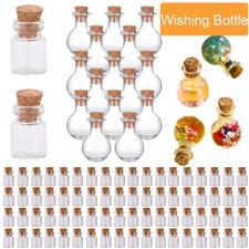 Small Cork Stopper Clear Glass