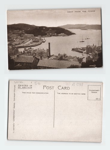 Vintage postcard oban from - vintage, the