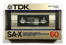 TDK SA-X 60 audio cassette
