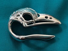 DOEARKO 2 PCS Bird Skull Ear Weights for Stretched Ears Gauges Ear Plugs Tunnels