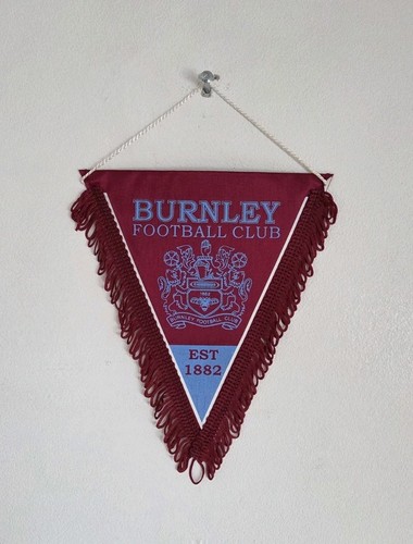 Burnley vintage pennant badge - burnley,