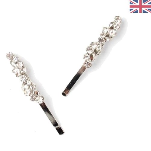 6cm classic diamante hair - diamante,