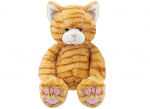 Plush tabby cat stuffed animal - tabby,