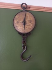 Vintage Salters Scales Upcycled Wall Clock.