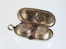 Antique 1910 Sterling Silver Double Sovereign Case George Unite R450