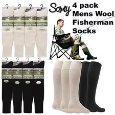 4 pack Mens Wool Rich