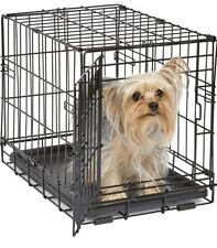 MidWest Home for Pets 47cm iCrate Double Door Folding Crate Dog Kennel 