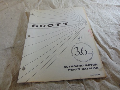 Original 1959 scott outboard - original,