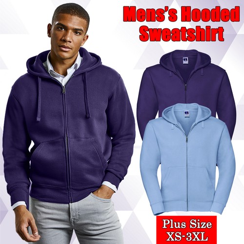 Mens zipped hooded sweatshirt - mens,