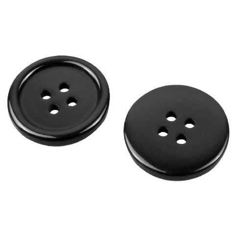Black buttons 20mm 4 - buttons,