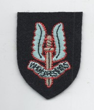 British Army Special Air Service cloth beret badge