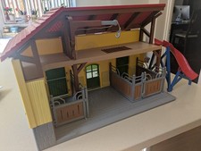 Schleich Farm World  Stables Set No. 42485  With Box, Instructions And Parts