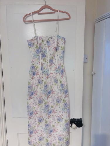 Quiz white floral sweetheart - floral,